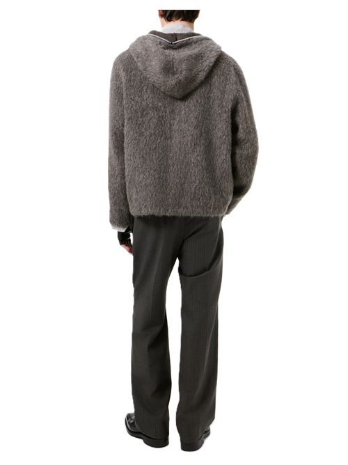 full zip hood Our Legacy | M2266FMMOLE GREY HAIRY WOOL